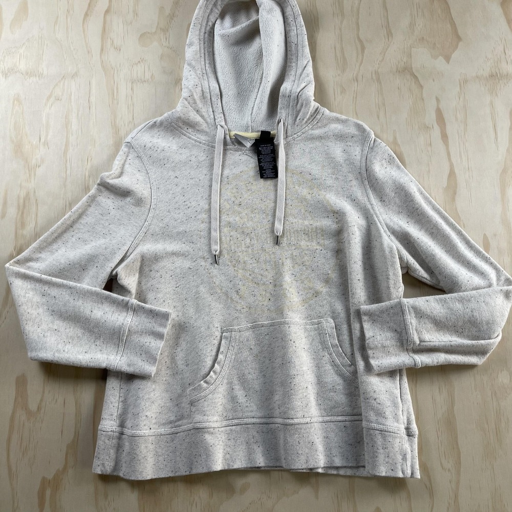 Harley-Davidson Hoodie Womens XL Gray Genuine MotorClothes‎ Fleece Pullover Logo
